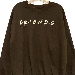 Friends TV Show Womens Sweatshirt Black L